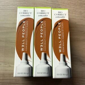 Well People Bio Correct Concealer 14N Clean Beauty Plant Base 0.3oz Lot of 3 New